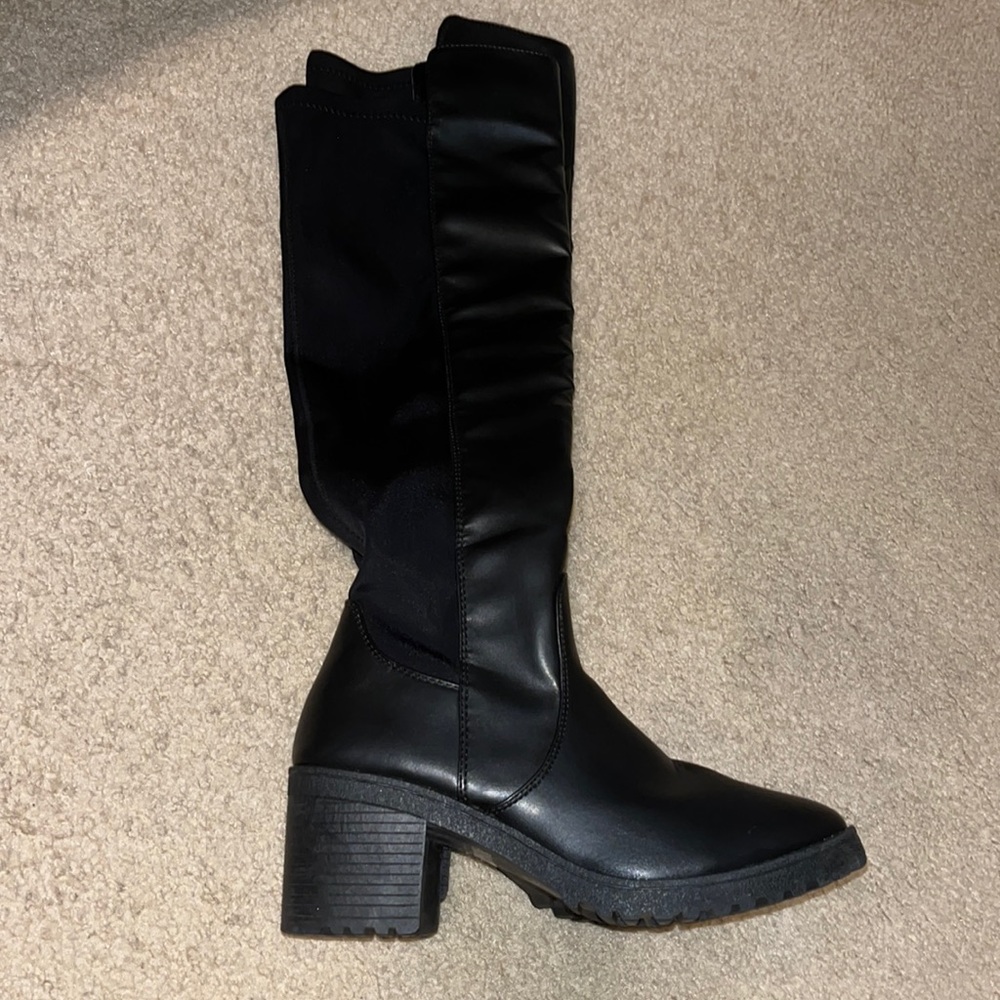 Olivia + Kate black knee high boots
